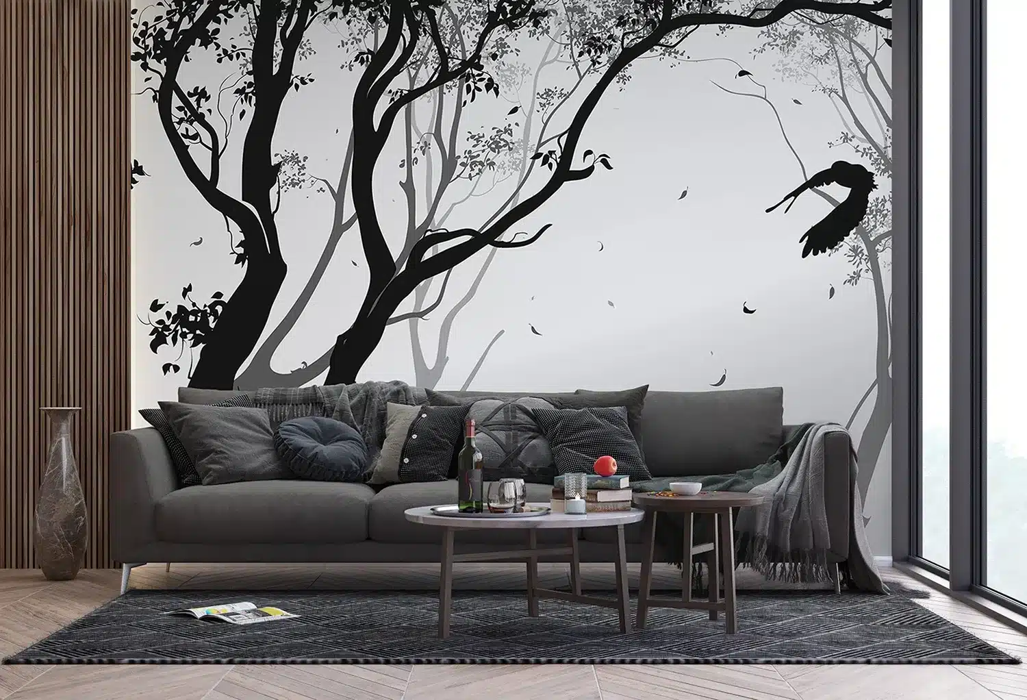 Windy Forest | Made-to-Measure Wallpaper | Artlook | FTNS 1263 4