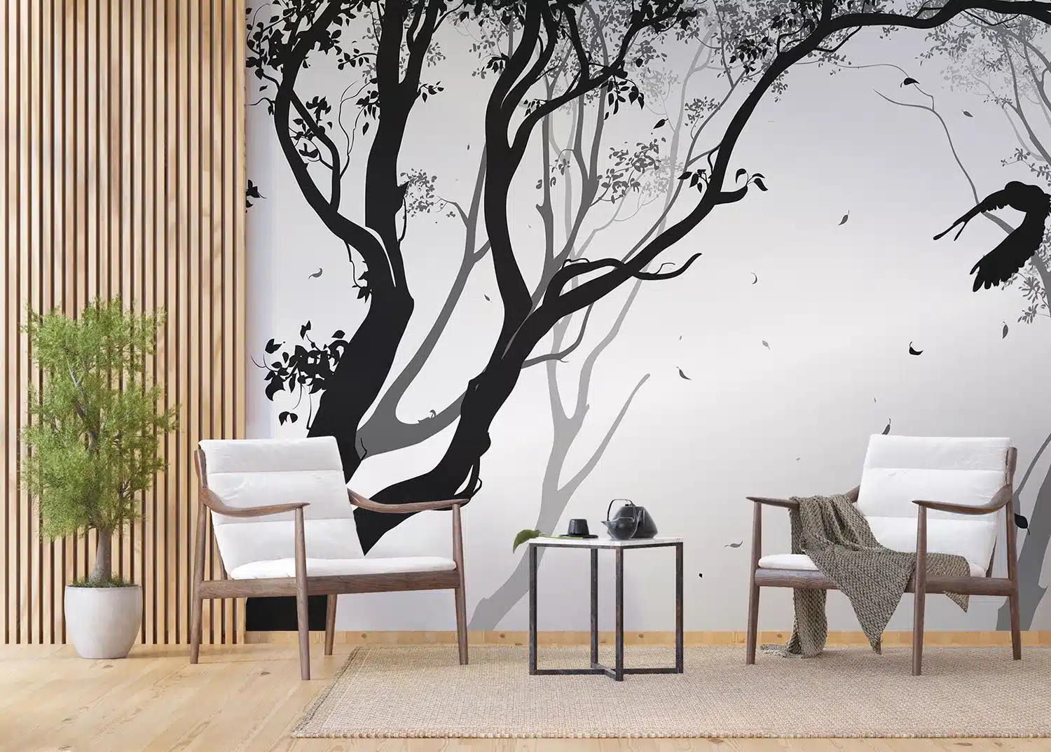 Windy Forest | Made-to-Measure Wallpaper | Artlook | FTNS 1263 5