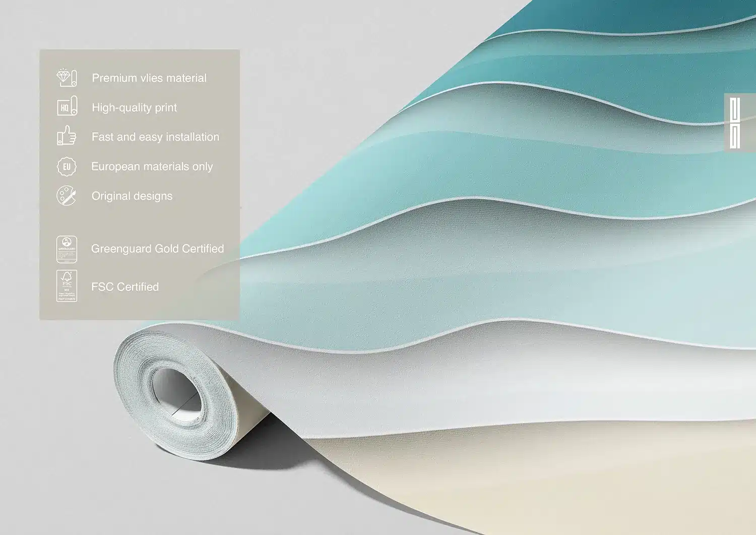 Creative Waves | Made-to-Measure Wallpaper | Artlook | FTNS 1264 3