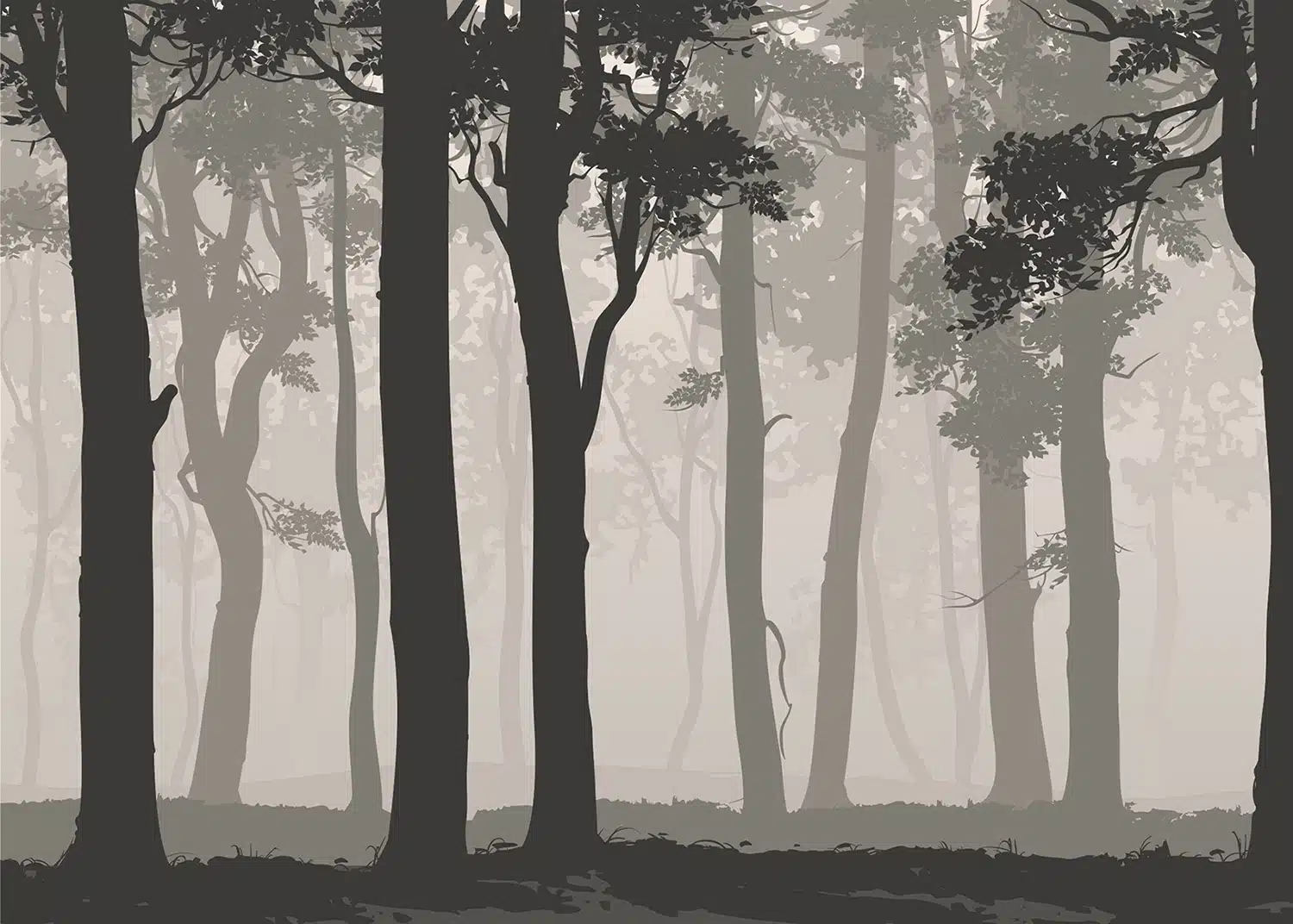 Dark Forest | Made-to-Measure Wallpaper | Artlook | FTNS 1266