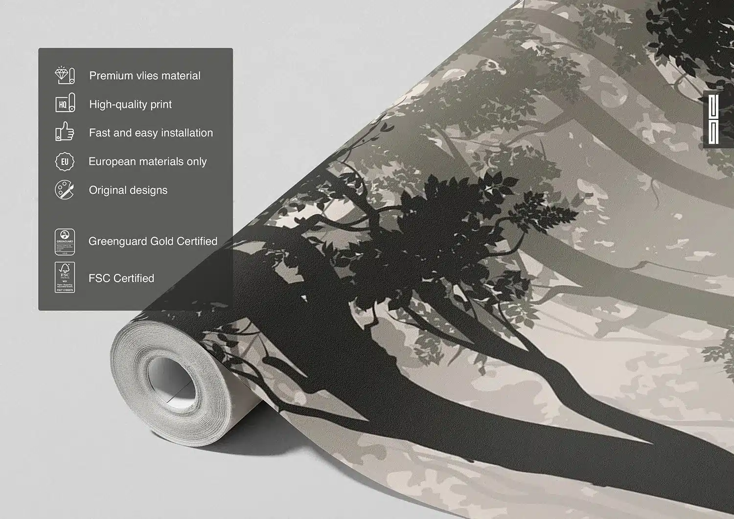 Dark Forest | Made-to-Measure Wallpaper | Artlook | FTNS 1266 7