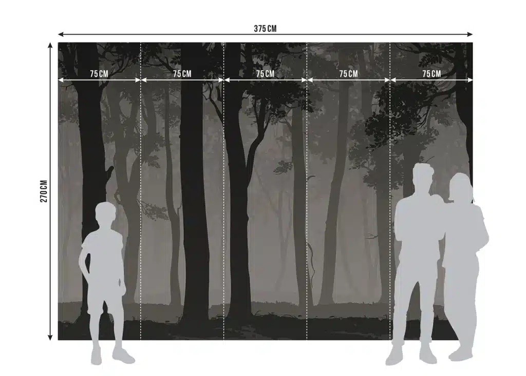 Wall Mural Mystic Forest, Made to Measure, FTNS 1266 8