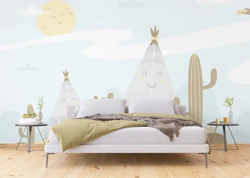 Wall Mural Happy Village, Made to Measure, FTNS 1268 4