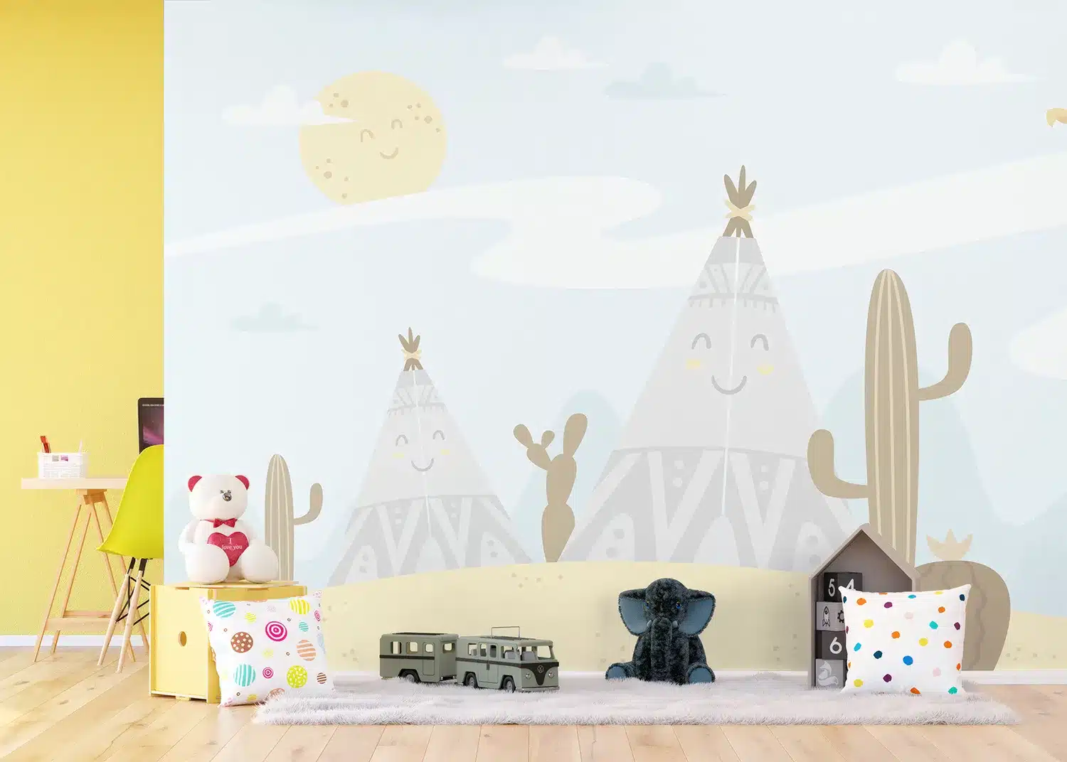 Happy Wigwam | Made-to-Measure Wallpaper | Artlook | FTNS 1268 2