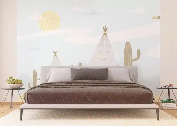 Happy Wigwam | Made-to-Measure Wallpaper | Artlook | FTNS 1268