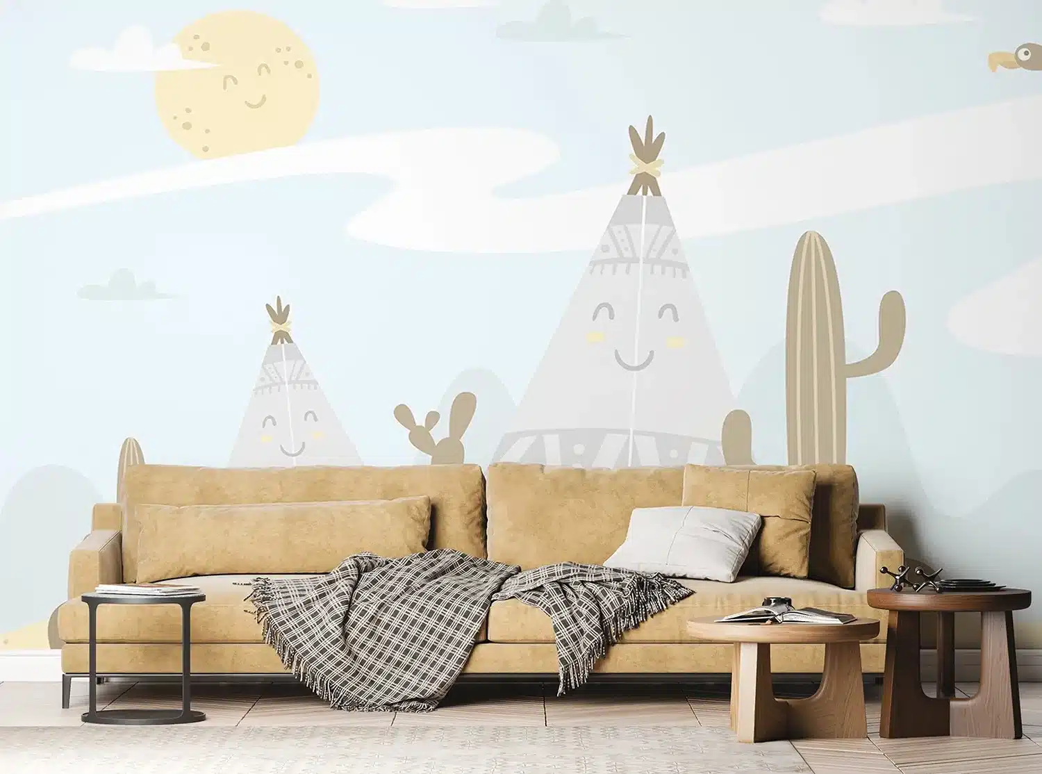 Happy Wigwam | Made-to-Measure Wallpaper | Artlook | FTNS 1268 3