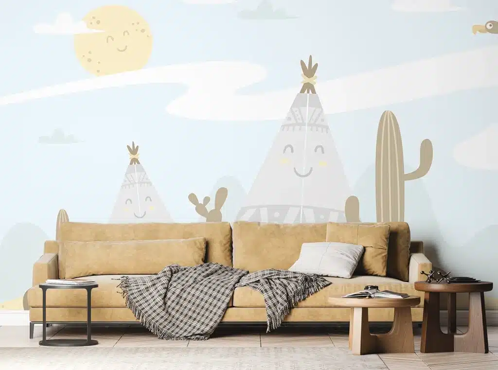 Wall Mural Happy Village, Made to Measure, FTNS 1268 3