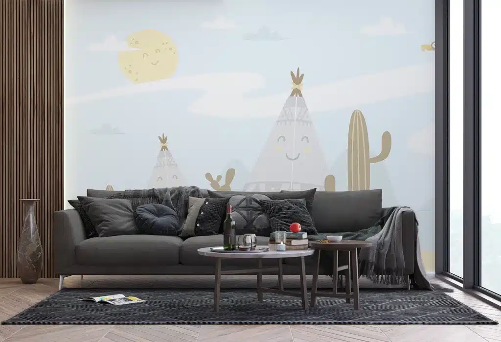 Wall Mural Happy Village, Made to Measure, FTNS 1268 2