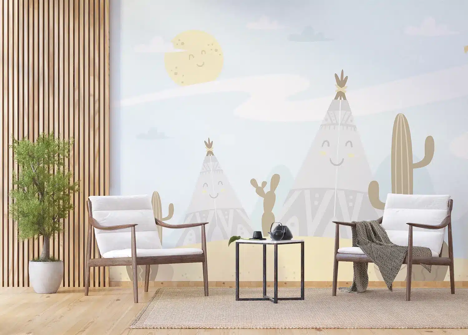 Happy Wigwam | Made-to-Measure Wallpaper | Artlook | FTNS 1268 5
