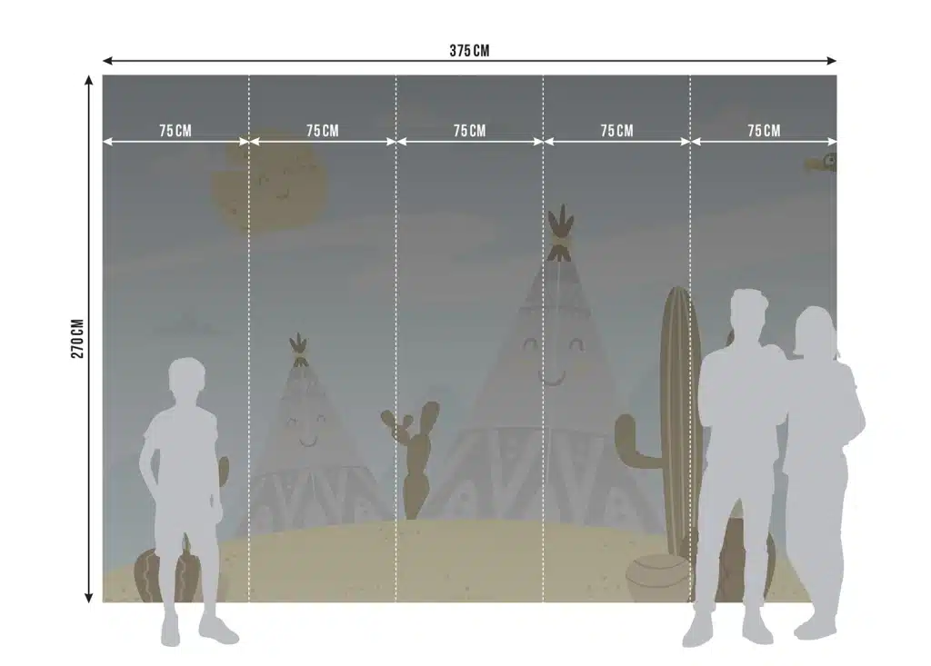 Wall Mural Happy Village, Made to Measure, FTNS 1268 6