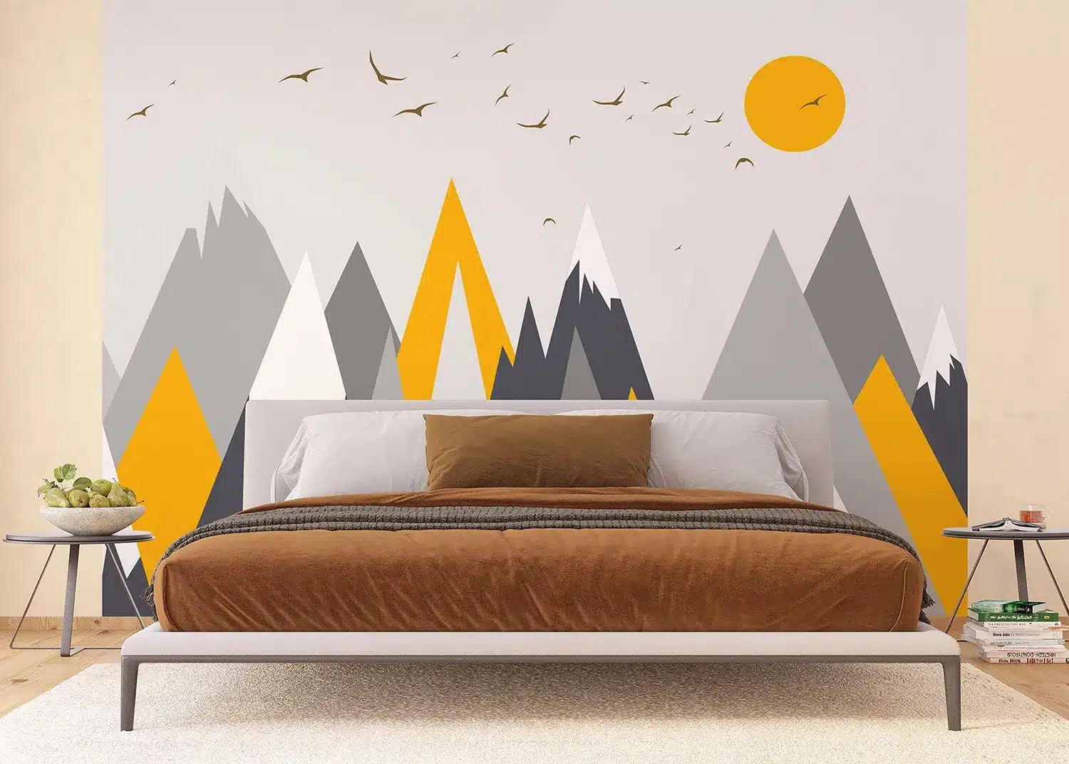 Sun Day Mountains | Made-to-Measure Wallpaper | Artlook | FTNS 1269