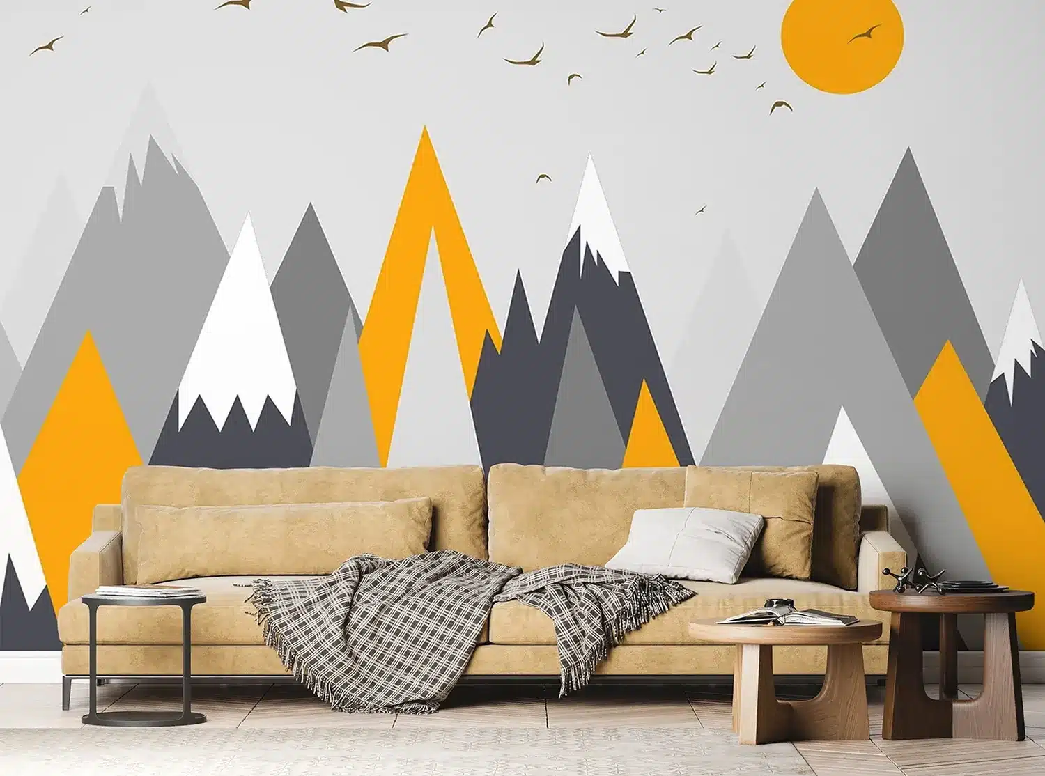 Sun Day Mountains | Made-to-Measure Wallpaper | Artlook | FTNS 1269 3