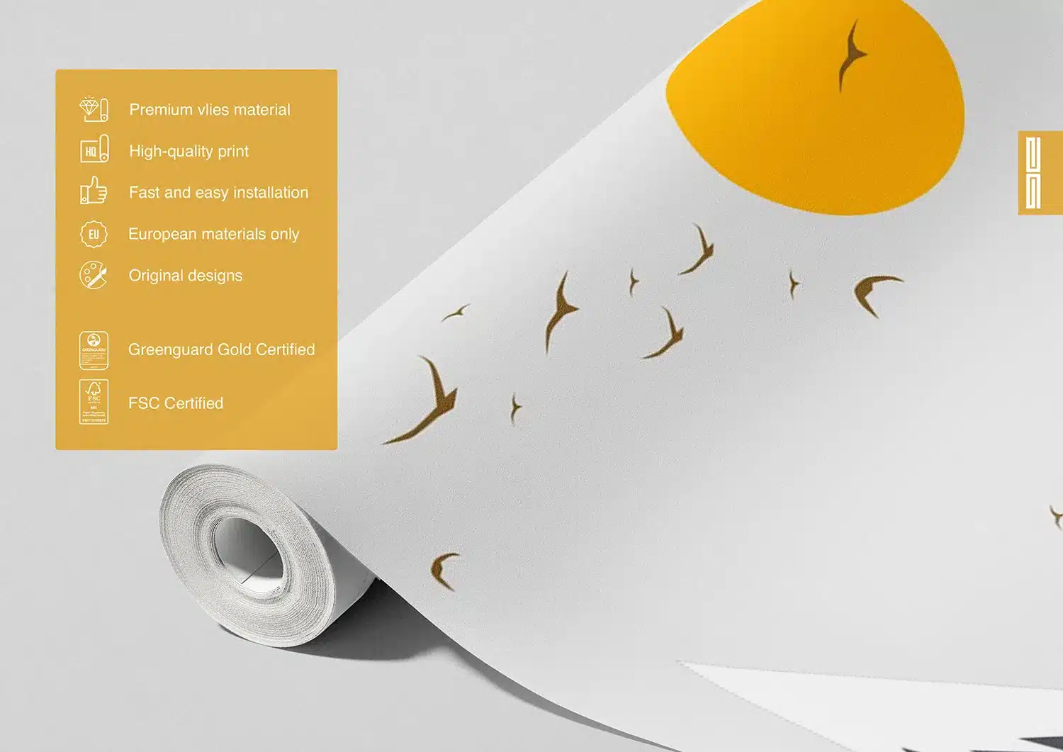 Sun Day Mountains | Made-to-Measure Wallpaper | Artlook | FTNS 1269 5