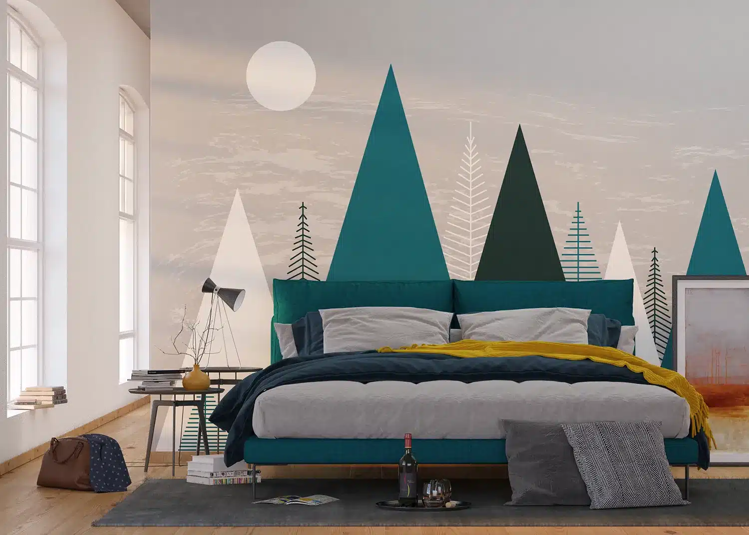 Moonlight Mountains | Made-to-Measure Wallpaper | Artlook | FTNS 1270 2