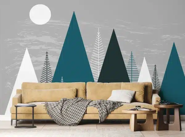 Moonlight Mountains | Made-to-Measure Wallpaper | Artlook | FTNS 1270