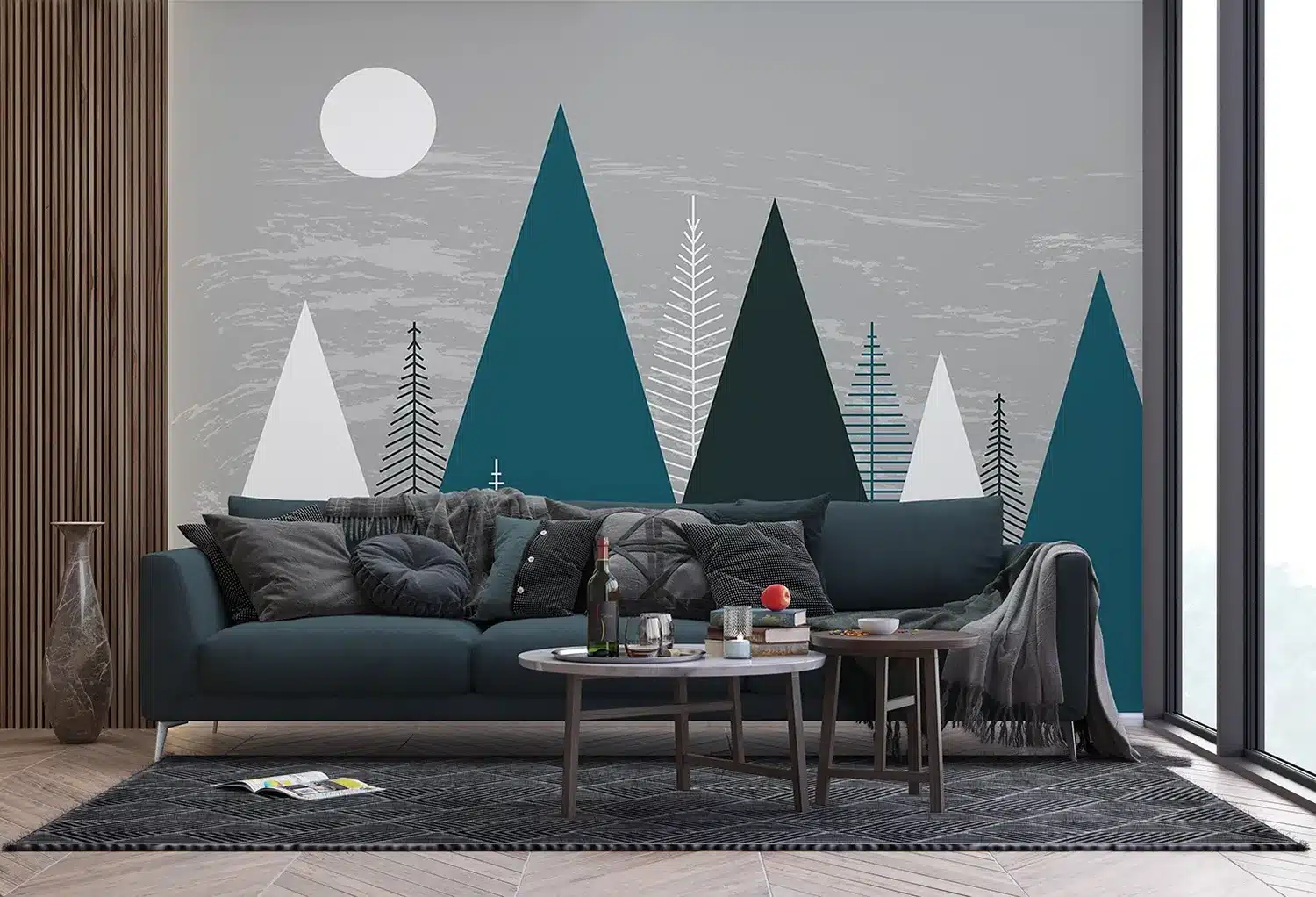 Moonlight Mountains | Made-to-Measure Wallpaper | Artlook | FTNS 1270 3