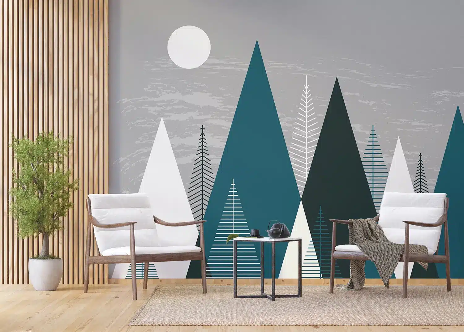 Moonlight Mountains | Made-to-Measure Wallpaper | Artlook | FTNS 1270 5