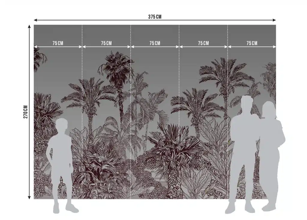 Wall Mural In the Jungle, Made to Measure, FTNS 1273 8