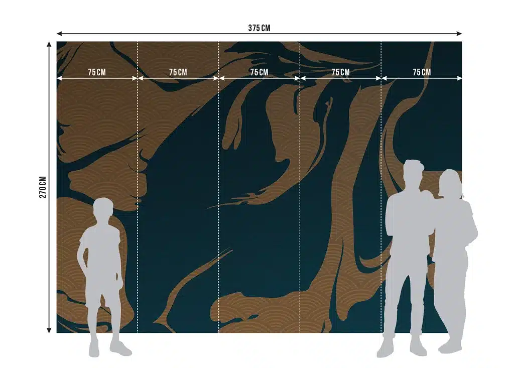 Wall Mural Oriental Flow, Made to Measure, FTNS 1274 6