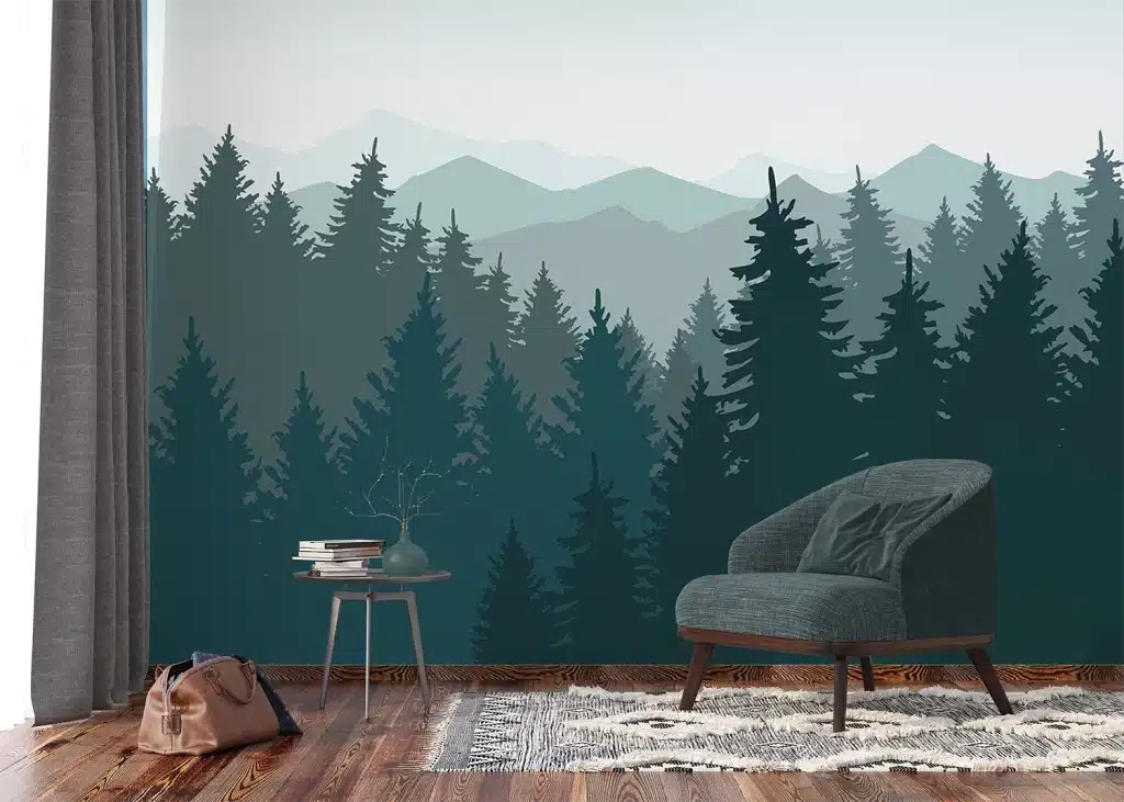 Wall Mural Deep in the Forest, Made to Measure, FTNS 1276 3