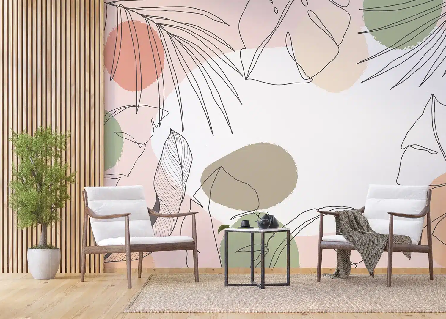 Calming Abstraction | Made-to-Measure Wallpaper | Artlook | FTNS 1277 5