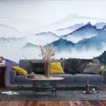 Wall Mural Watercolor Forest, 375 x 270 cm, FTNS 1278