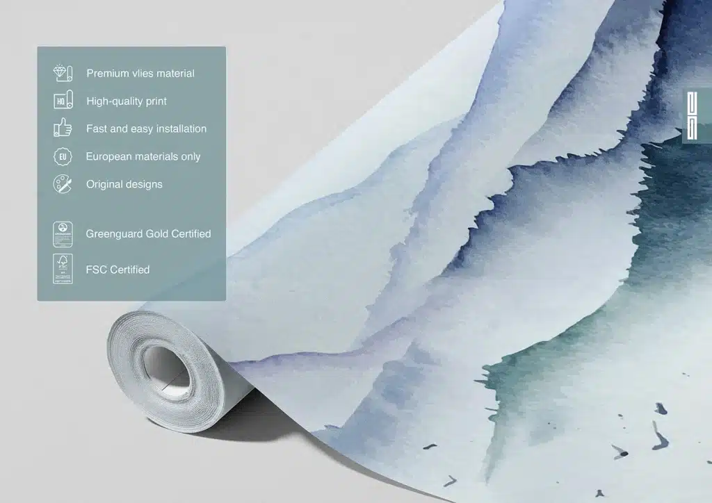 Wall Mural Watercolor Forest, Made to Measure, FTNS 1278 7