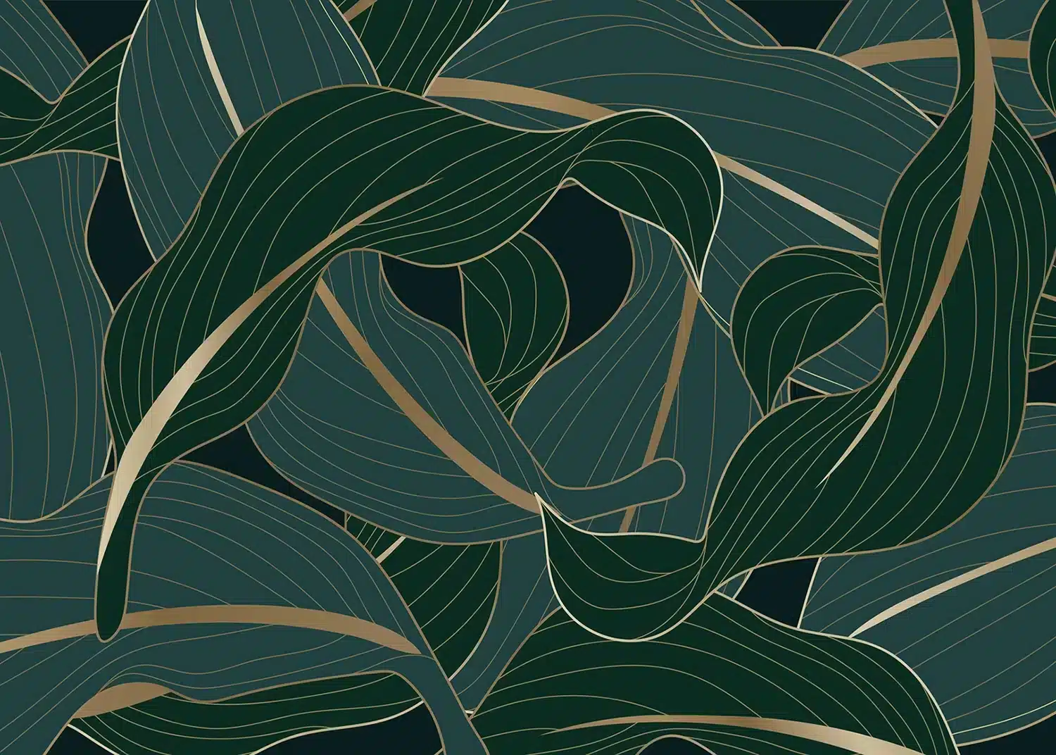 Night Leaves | Made-to-Measure Wallpaper | Artlook | FTNS 1279