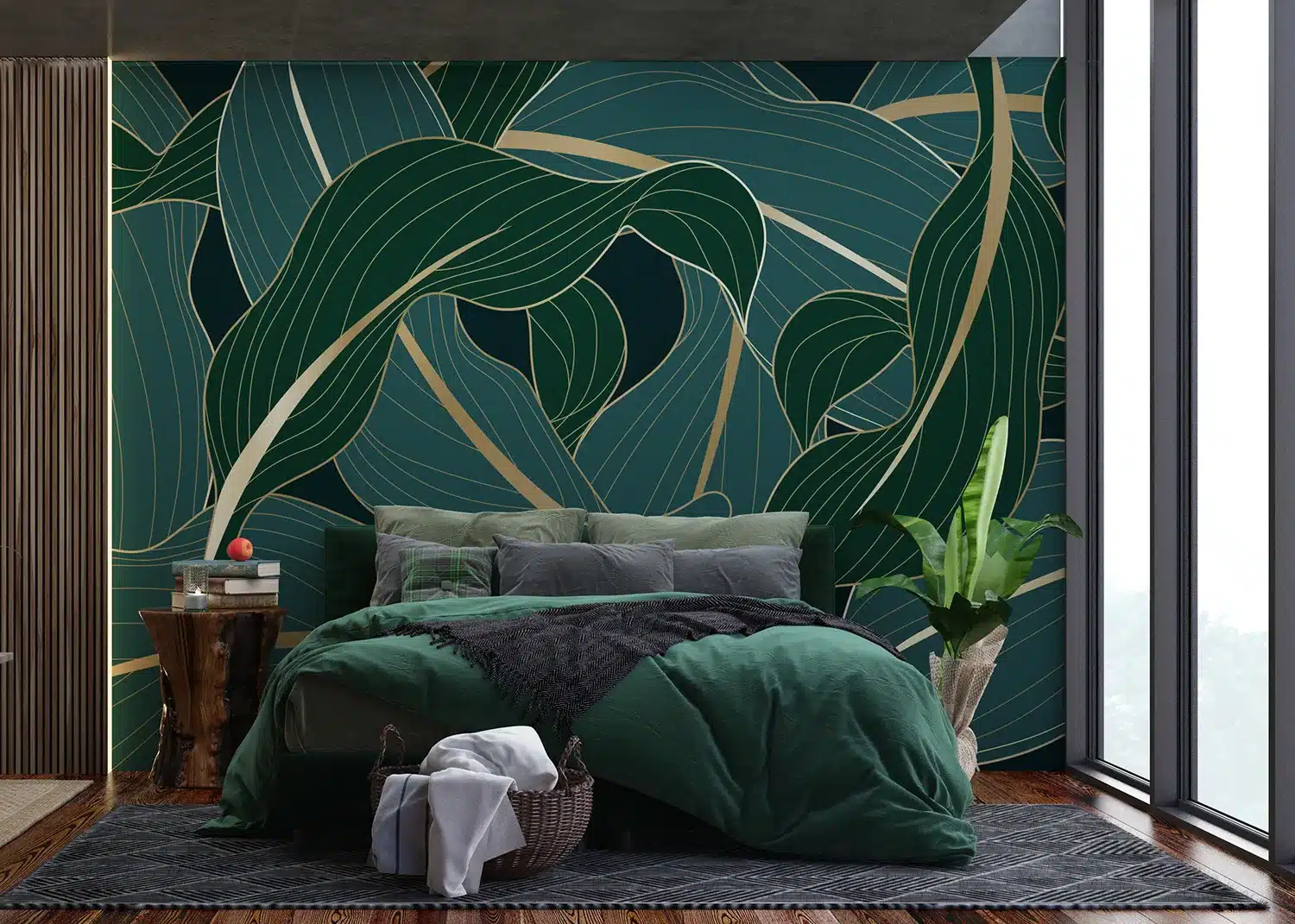 Night Leaves | Made-to-Measure Wallpaper | Artlook | FTNS 1279 2