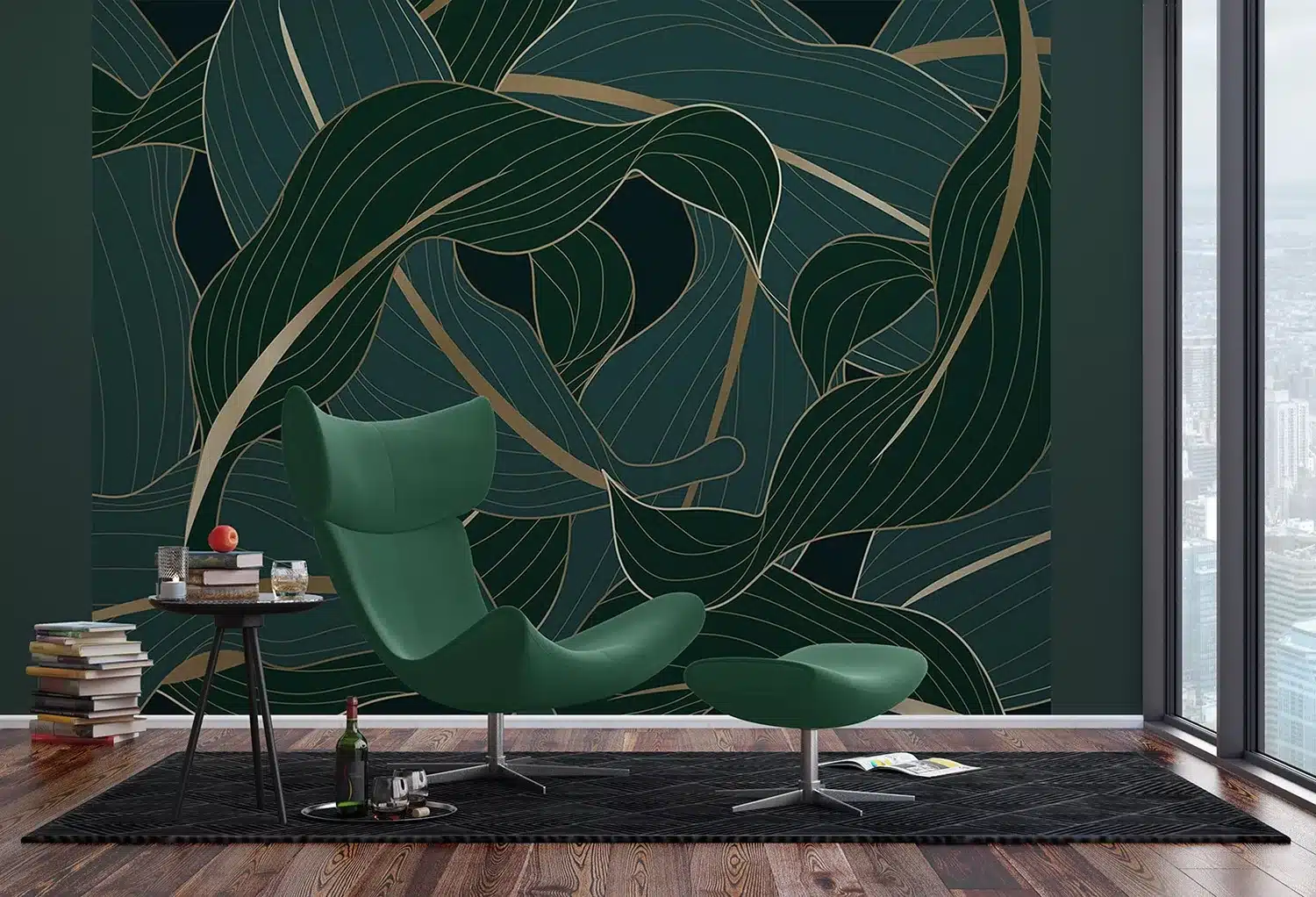 Night Leaves | Made-to-Measure Wallpaper | Artlook | FTNS 1279 4