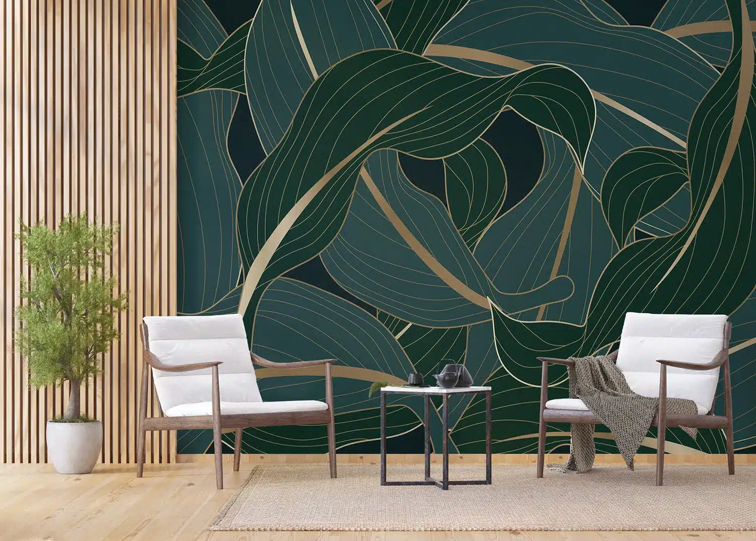 Night Leaves | Made-to-Measure Wallpaper | Artlook | FTNS 1279 5