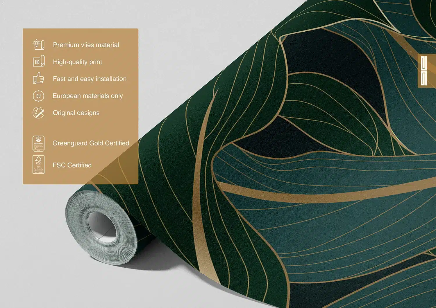 Night Leaves | Made-to-Measure Wallpaper | Artlook | FTNS 1279 7