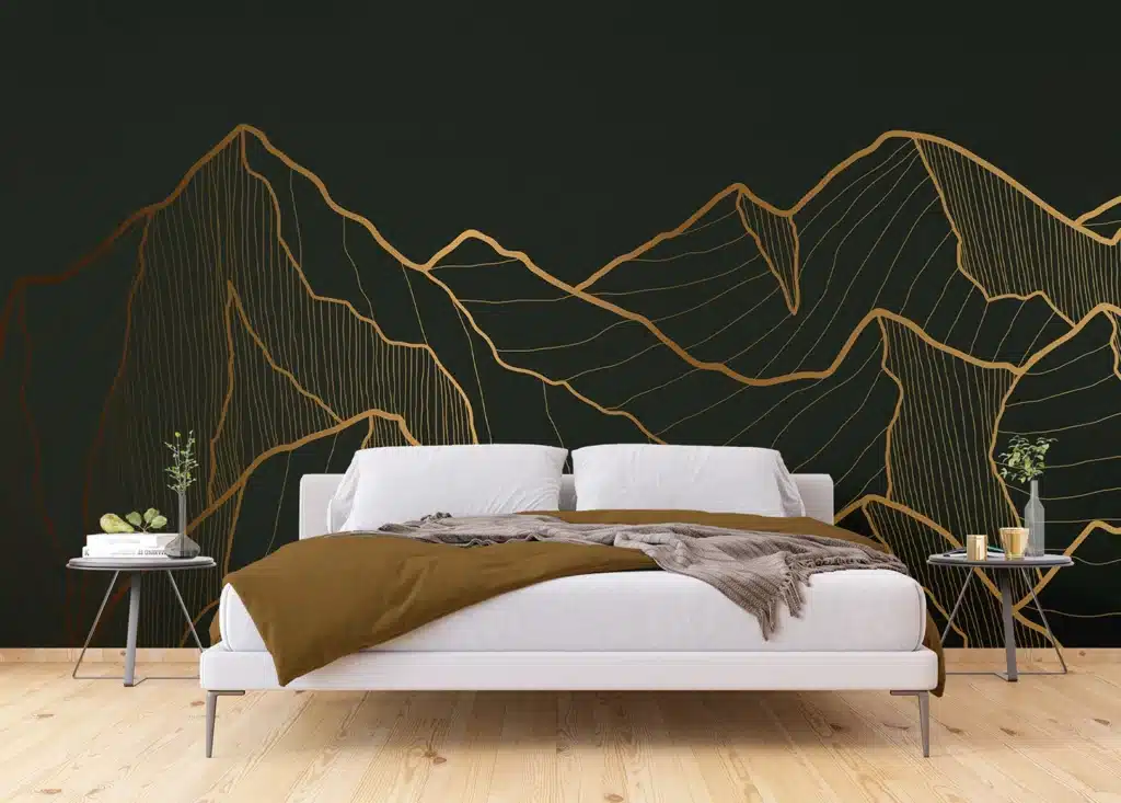 Wall Mural Golden Mountain, Made to Measure, FTNS 1281 2