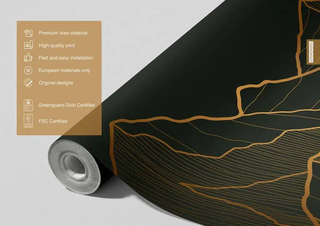 Wall Mural Golden Mountain, Made to Measure, FTNS 1281 7