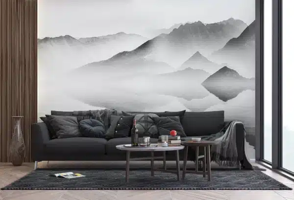 Misty Mountain Lake | Made-to-Measure Wallpaper | Artlook | FTNS 1284