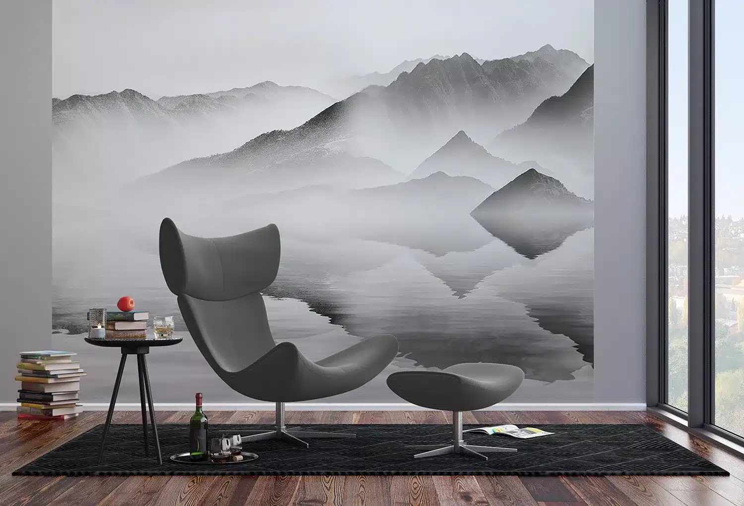Misty Mountain Lake | Made-to-Measure Wallpaper | Artlook | FTNS 1284 3