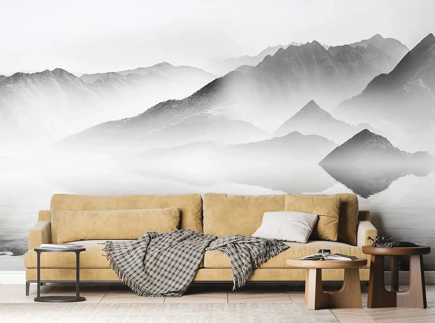 Misty Mountain Lake | Made-to-Measure Wallpaper | Artlook | FTNS 1284 4