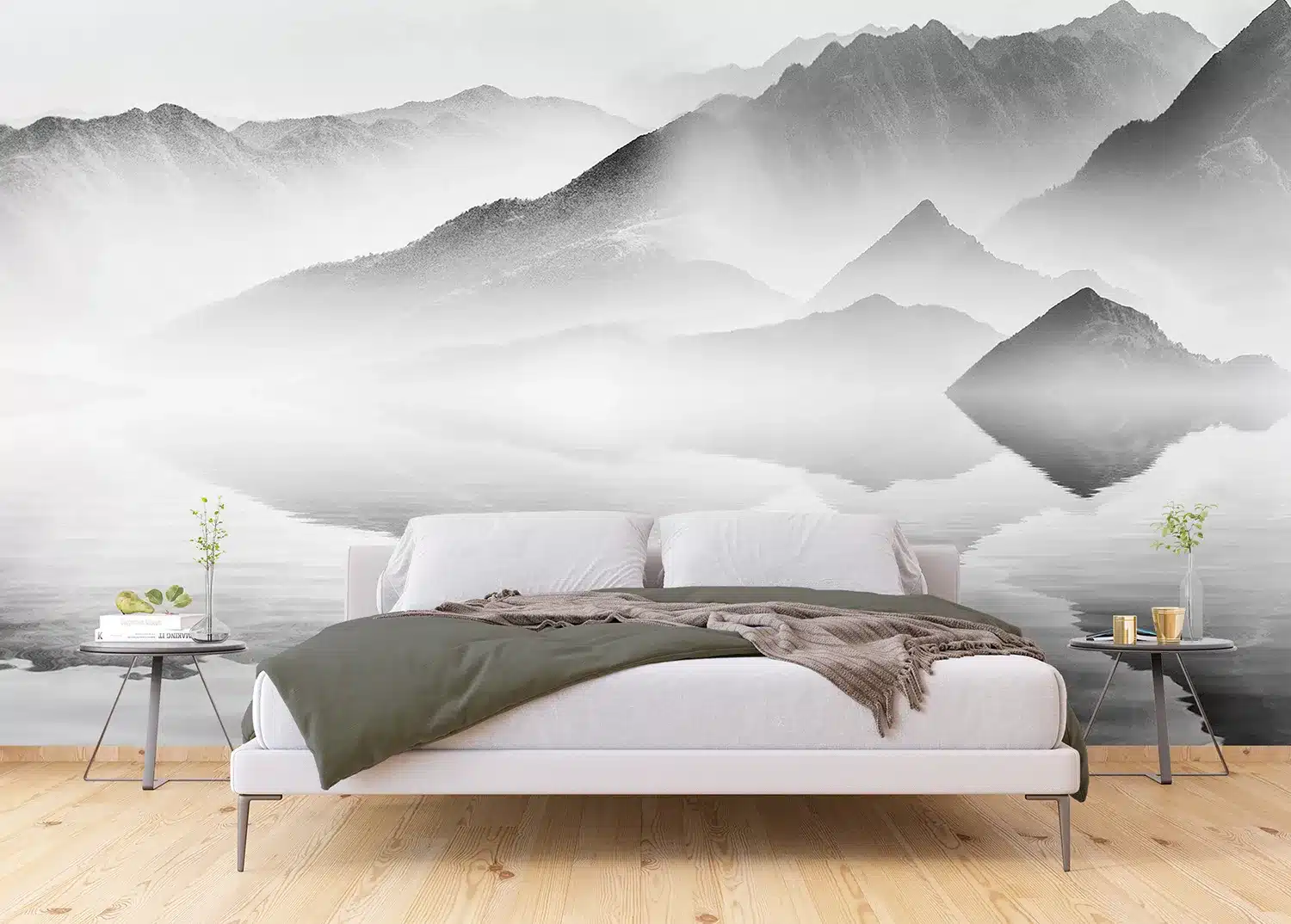 Misty Mountain Lake | Made-to-Measure Wallpaper | Artlook | FTNS 1284 6