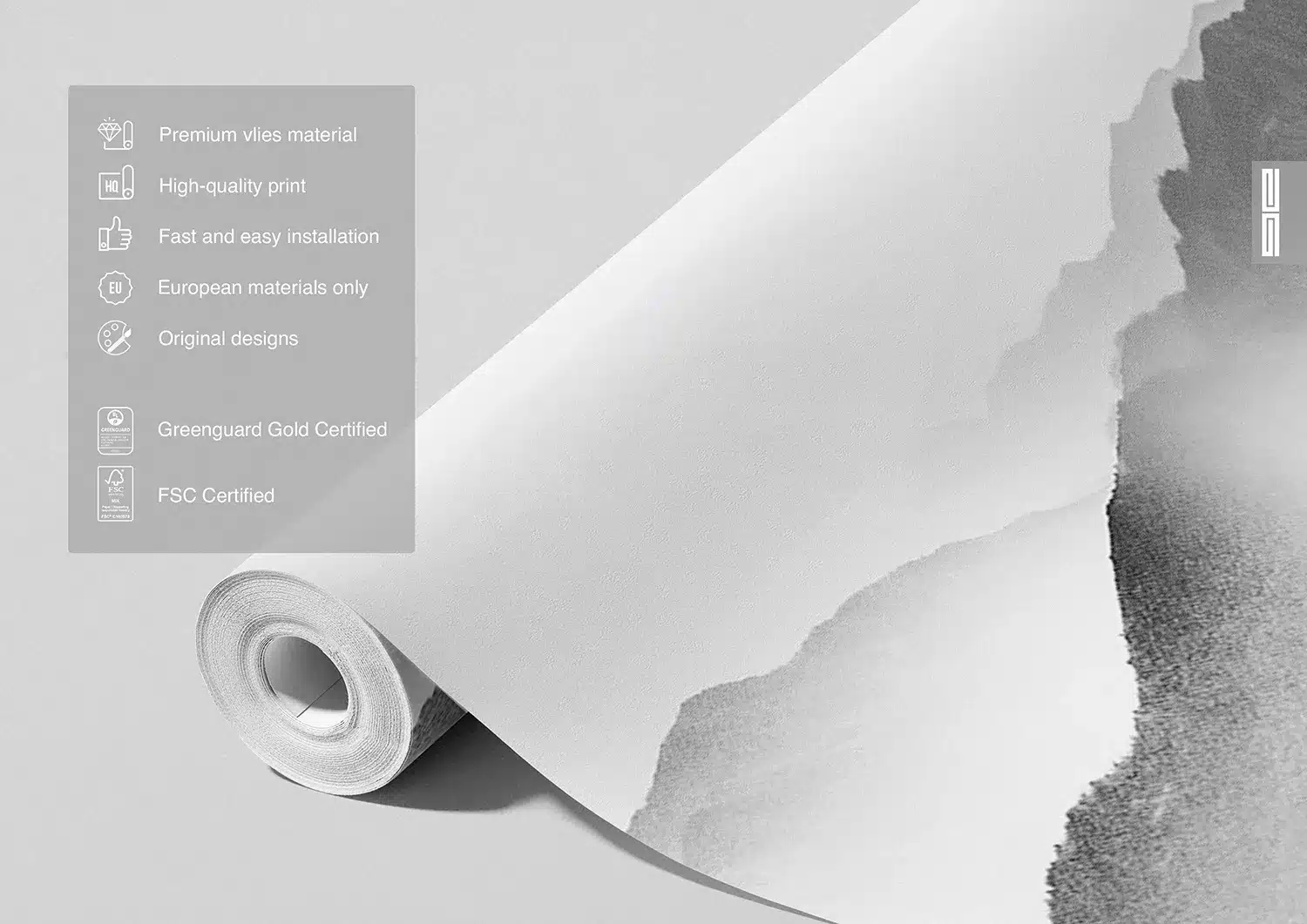 Misty Mountain Lake | Made-to-Measure Wallpaper | Artlook | FTNS 1284 7