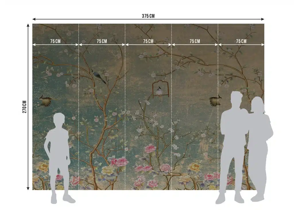 Wall Mural Vintage Garden, Made to Measure, FTNS 1286 8