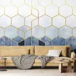 Wall Mural Geometric Abstraction, 375 x 270 cm, FTNS 1287