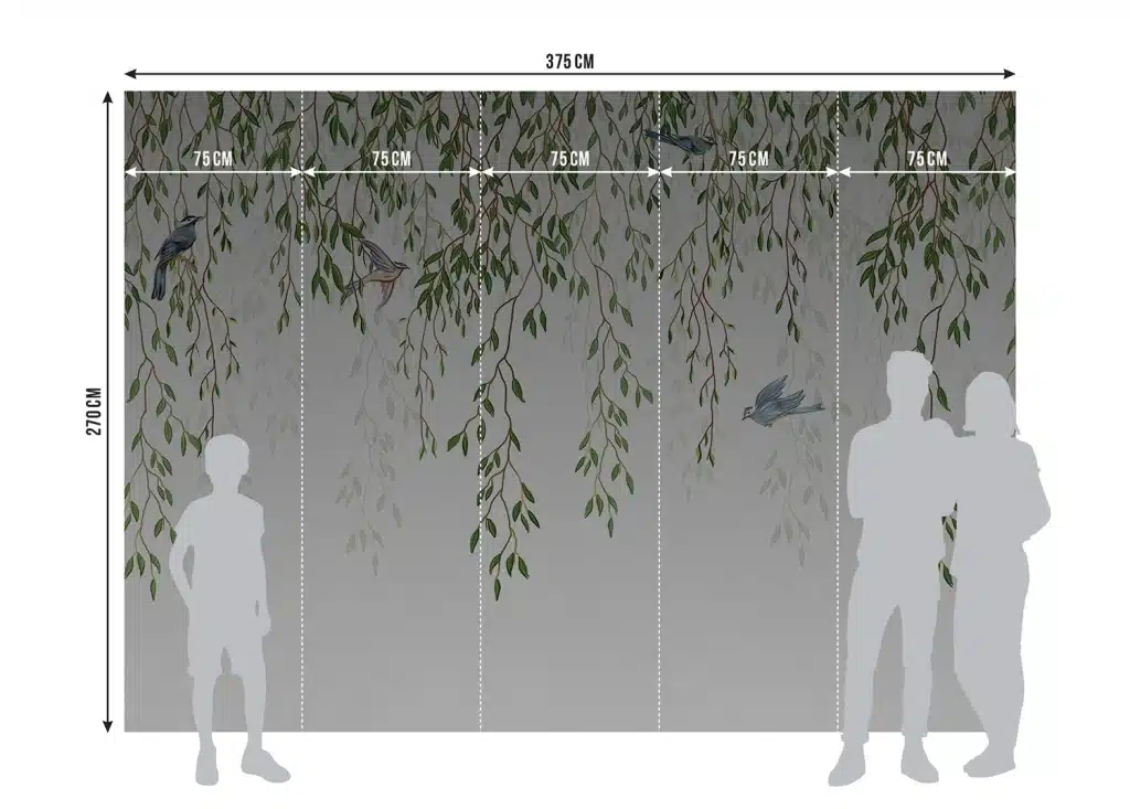 Wall Mural Tender Branches, Made to Measure, FTNS 1288 7