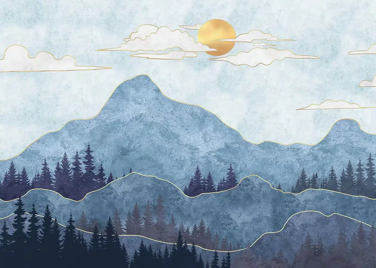 Blue Hills | Made-to-Measure Wallpaper | Artlook | FTNS 1289