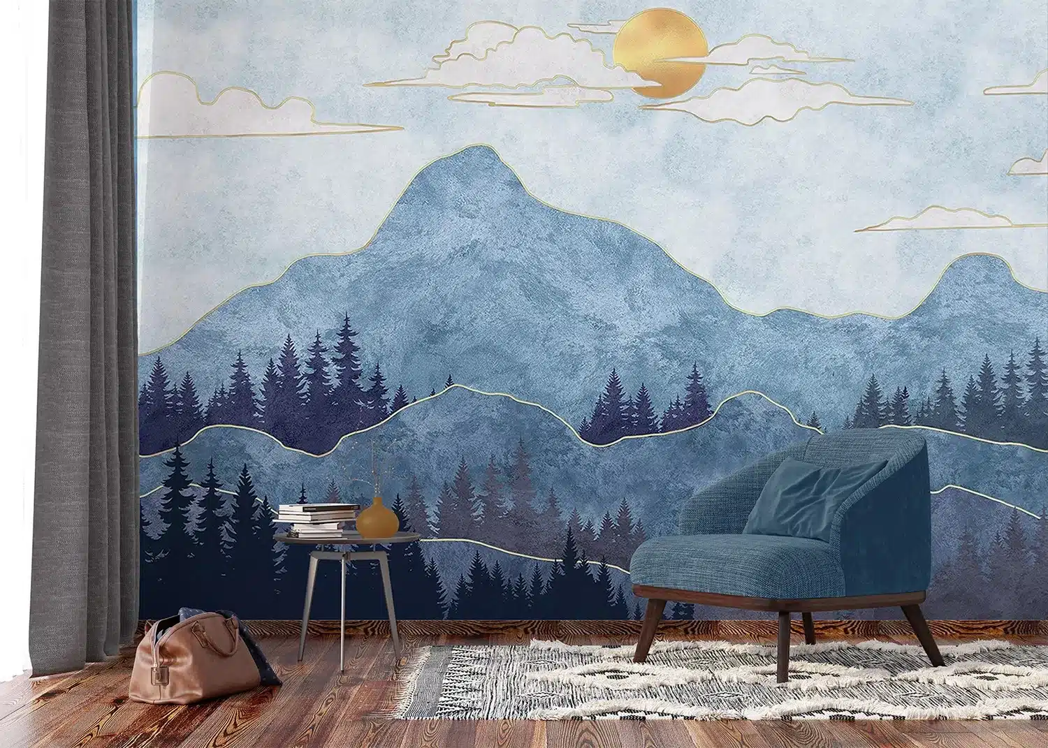Blue Hills | Made-to-Measure Wallpaper | Artlook | FTNS 1289 4