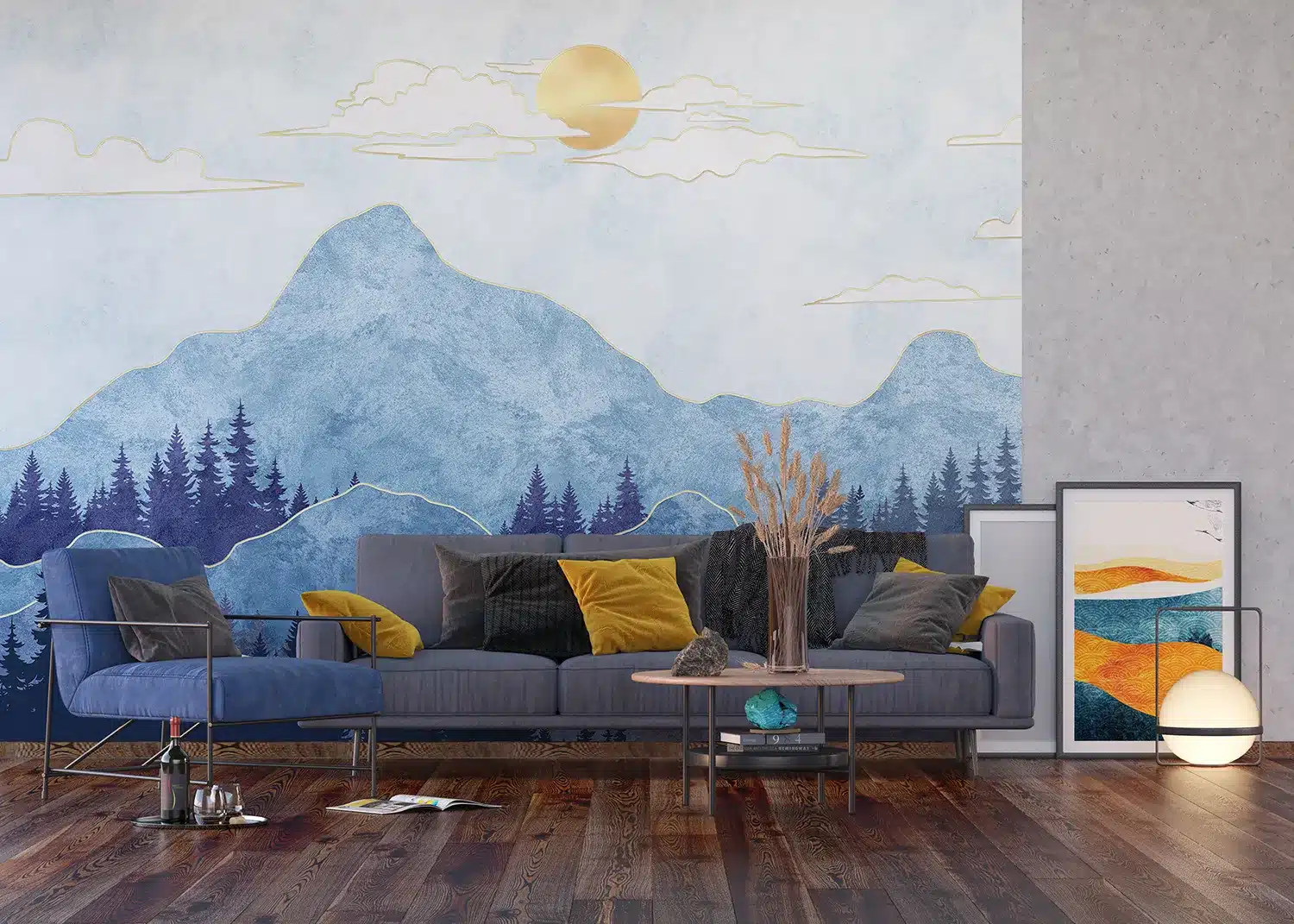 Blue Hills | Made-to-Measure Wallpaper | Artlook | FTNS 1289 7