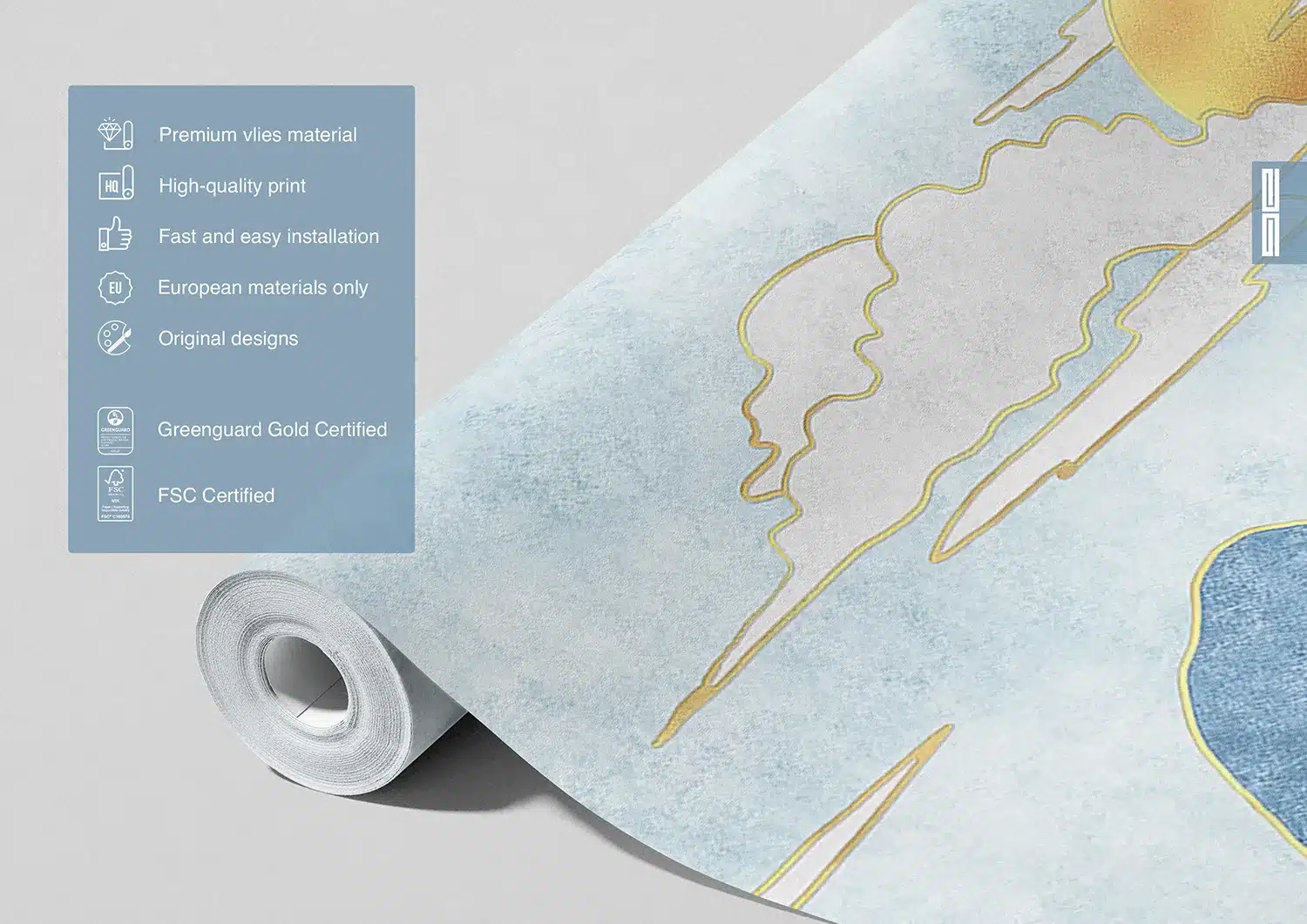 Blue Hills | Made-to-Measure Wallpaper | Artlook | FTNS 1289 8