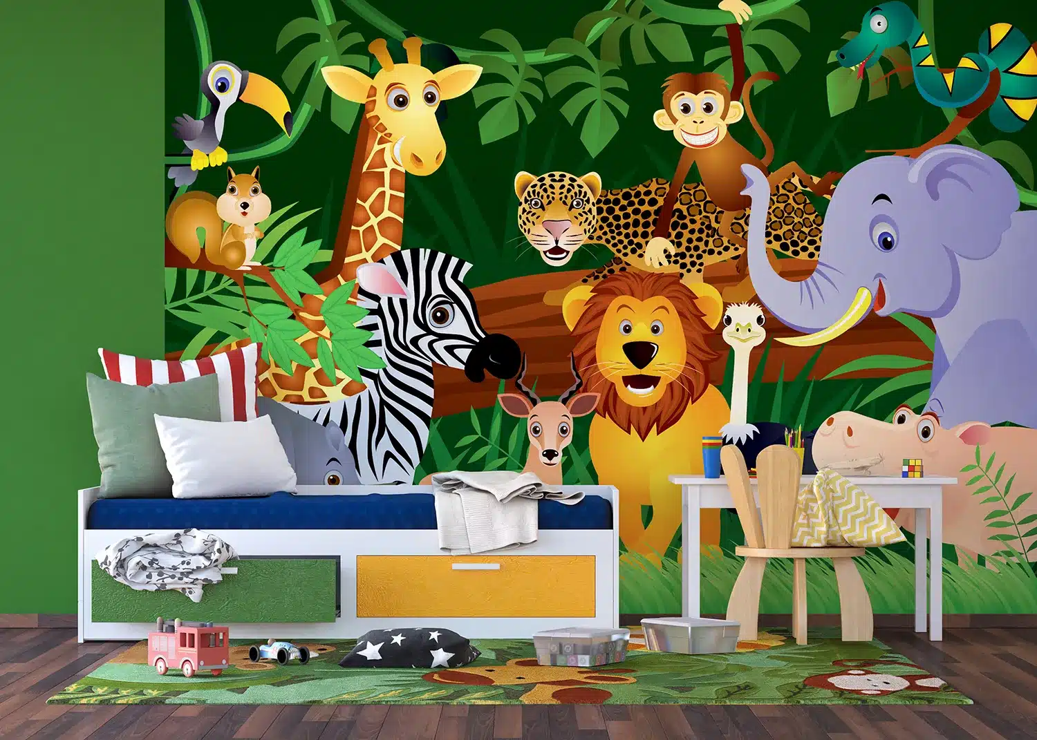 Jungle Friends | Made-to-Measure Kids Wallpaper | Artlook | FTNS 2440
