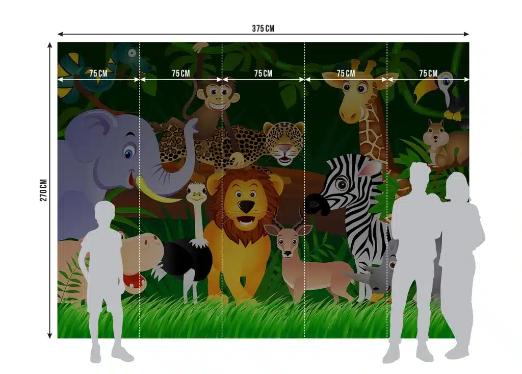 Wall Mural Jungle, 360 x 270 cm, FTNS 2440 5
