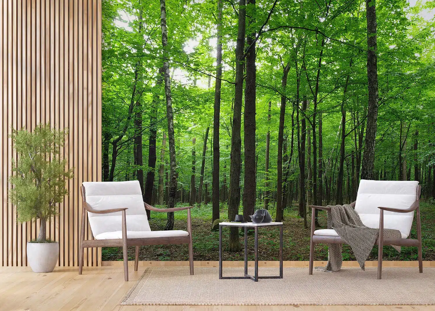 Green Forest | Made-to-Measure Wallpaper | Artlook | FTNS 2446 5