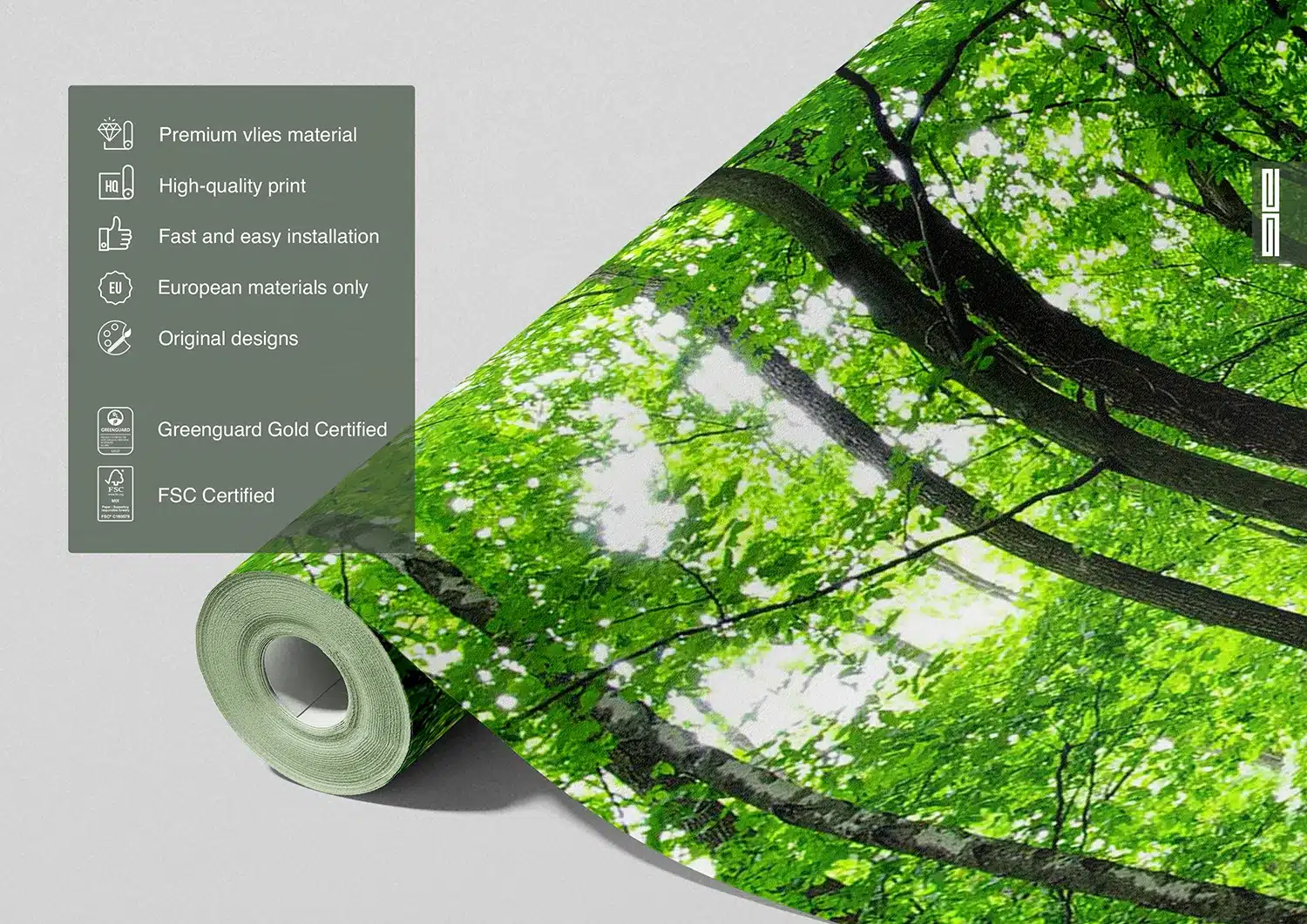 Green Forest | Made-to-Measure Wallpaper | Artlook | FTNS 2446 8
